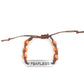 Paparazzi Accessories - Conversation Piece #B529  - Orange Bracelet