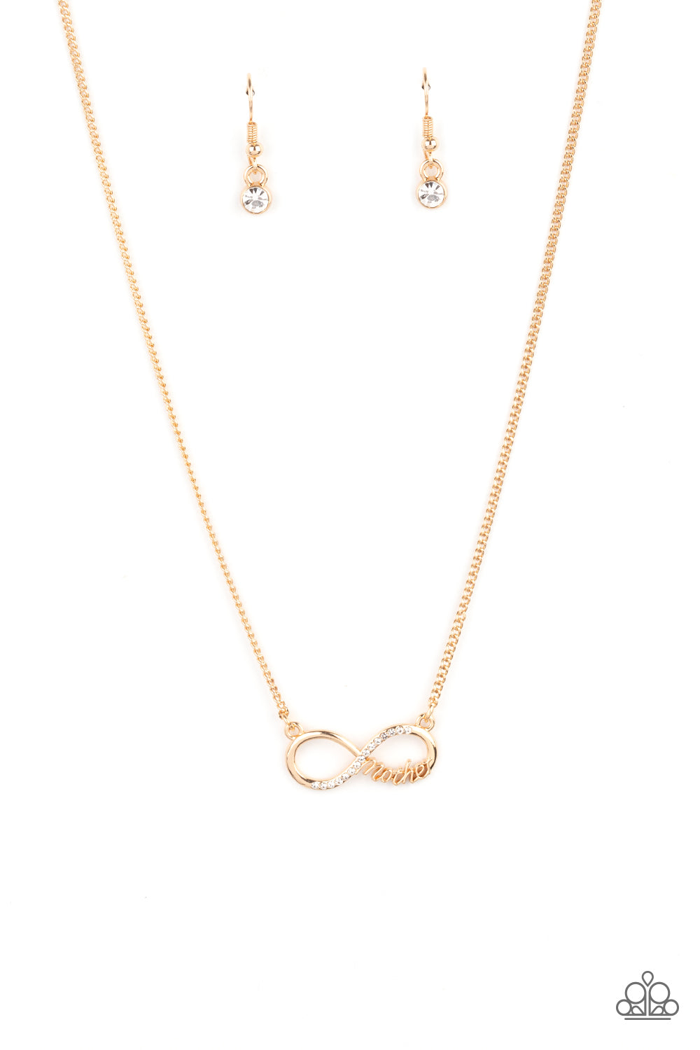 Paparazzi Accessories - Forever Your Mom #N626 - Gold Necklaces