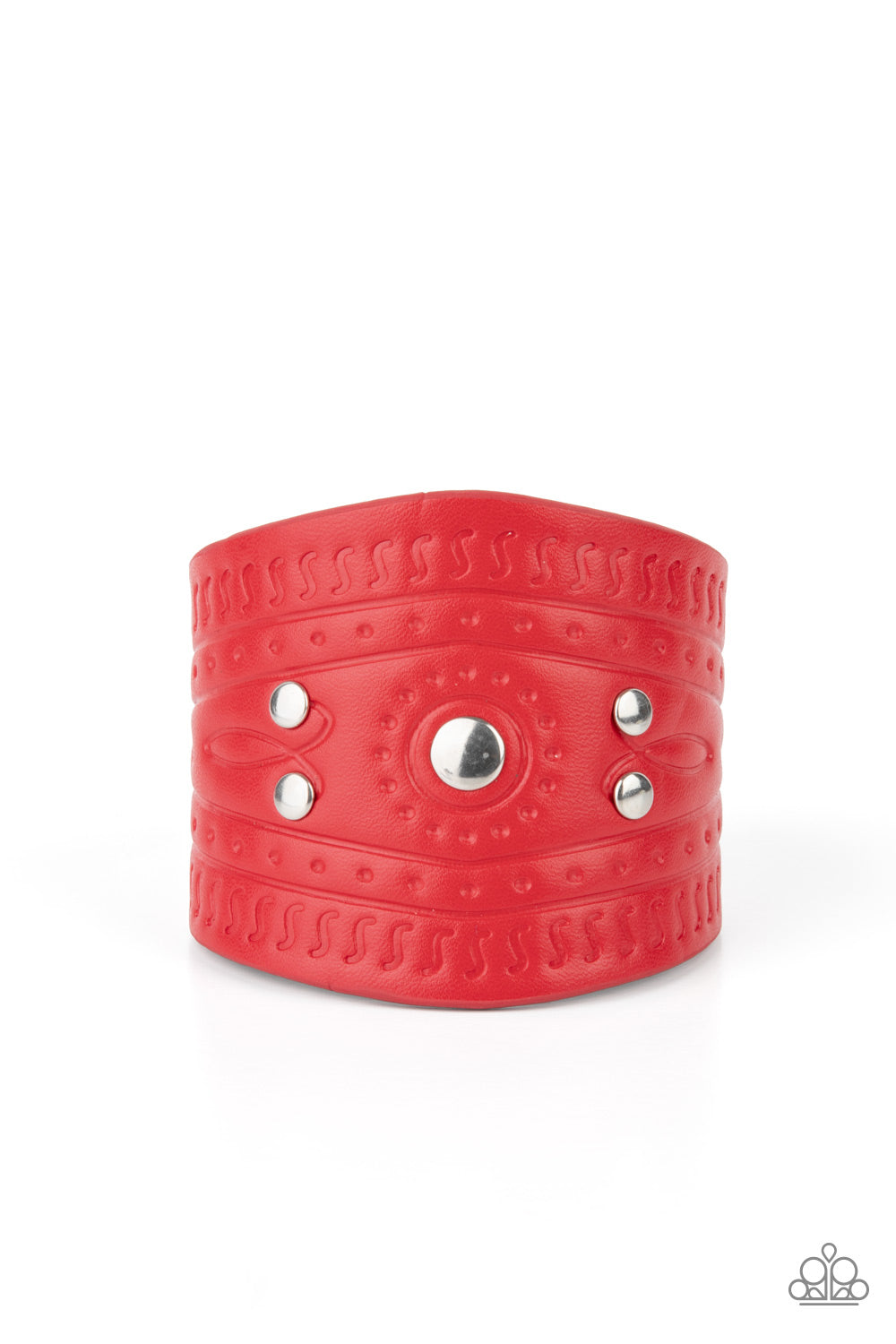 Paparazzi Accessories - Orange County #B551 - Red Bracelet