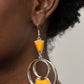 Paparazzi Accessories - Deco Dancing #E559 - Orange Earrings