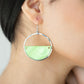 Paparazzi Accessories - Seashore Vibes #E551 - Green Earrings