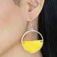 Paparazzi Accessories - Seashore Vibes #E551 - Yellow Earrings