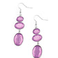 Paparazzi Accessories - Tiers Of Tranquility #E516 - Purple Earrings