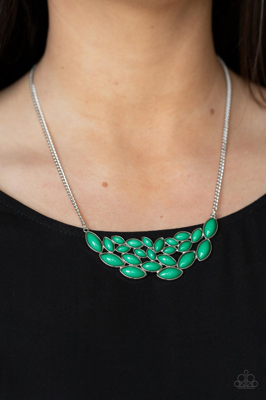 Paparazzi Accessories - Eden Escape #N671 - Green Necklace