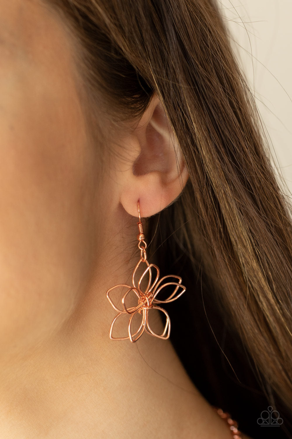 Paparazzi Accessories - Flower Garden Fashionista #N664 - Copper Necklace