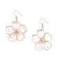 Paparazzi Accessories - Petal Power #E582 - Rose Gold Earrings