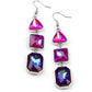 Paparazzi Accessories - Cosmic Culture #E631 - Purple EarringsPaparazzi Accessories - Cosmic Culture #E631 - Purple Earrings