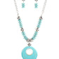 Paparazzi Accessories - Oasis Goddess #N670 - Blue Necklace
