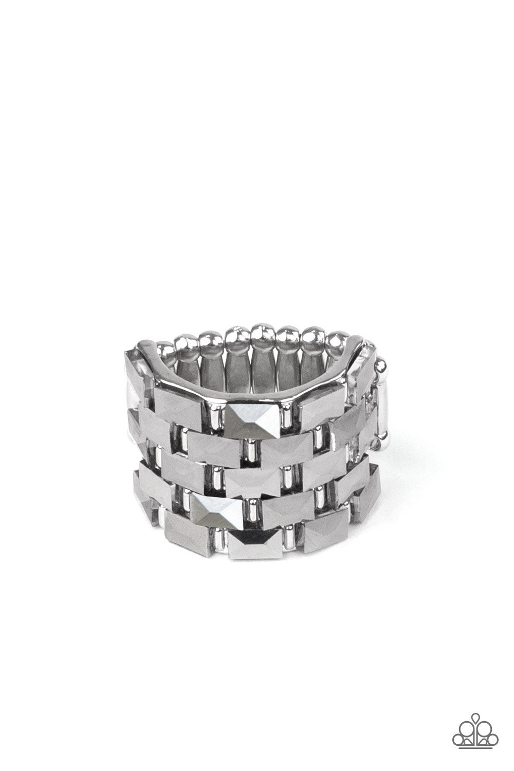 Paparazzi Accessories - Checkered Couture - Silver Ring