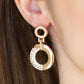 Paparazzi Accessories - Modern Motivation #E621 - Gold Earrings
