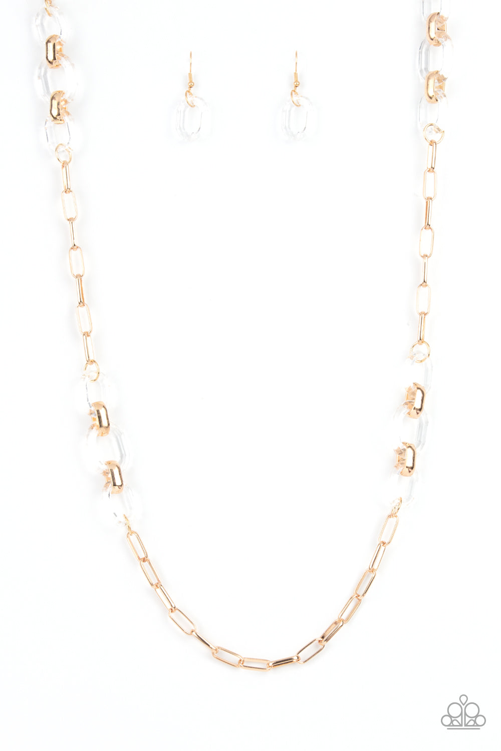 Paparazzi Accessories - Have I Made Myself Clear?  #N631 - Gold Necklace