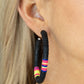 Paparazzi Accessories - Colorfully Contagious #E536 - Black Earrings