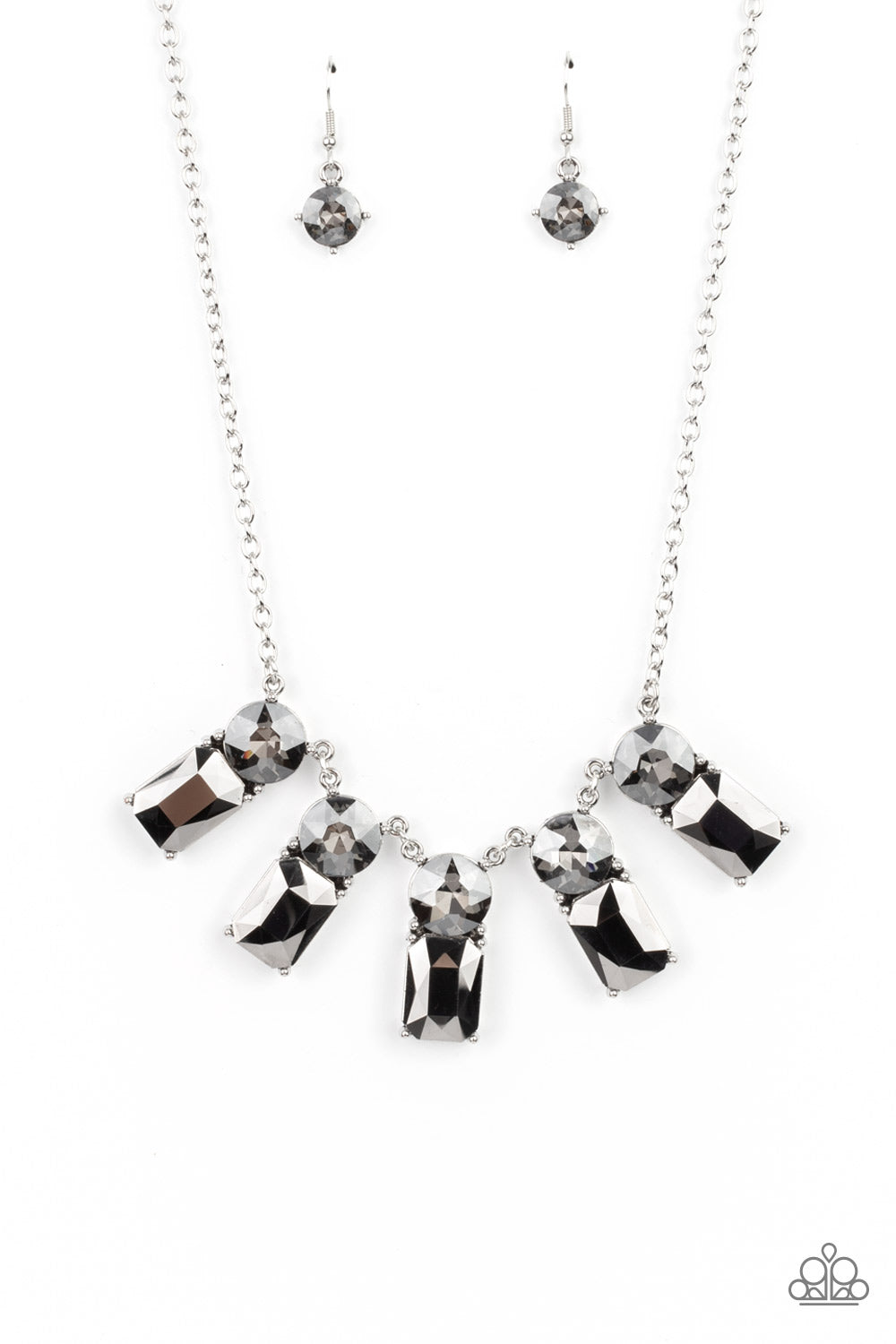 Paparazzi Accessories - Celestial Royal #N665 - Silver Necklace