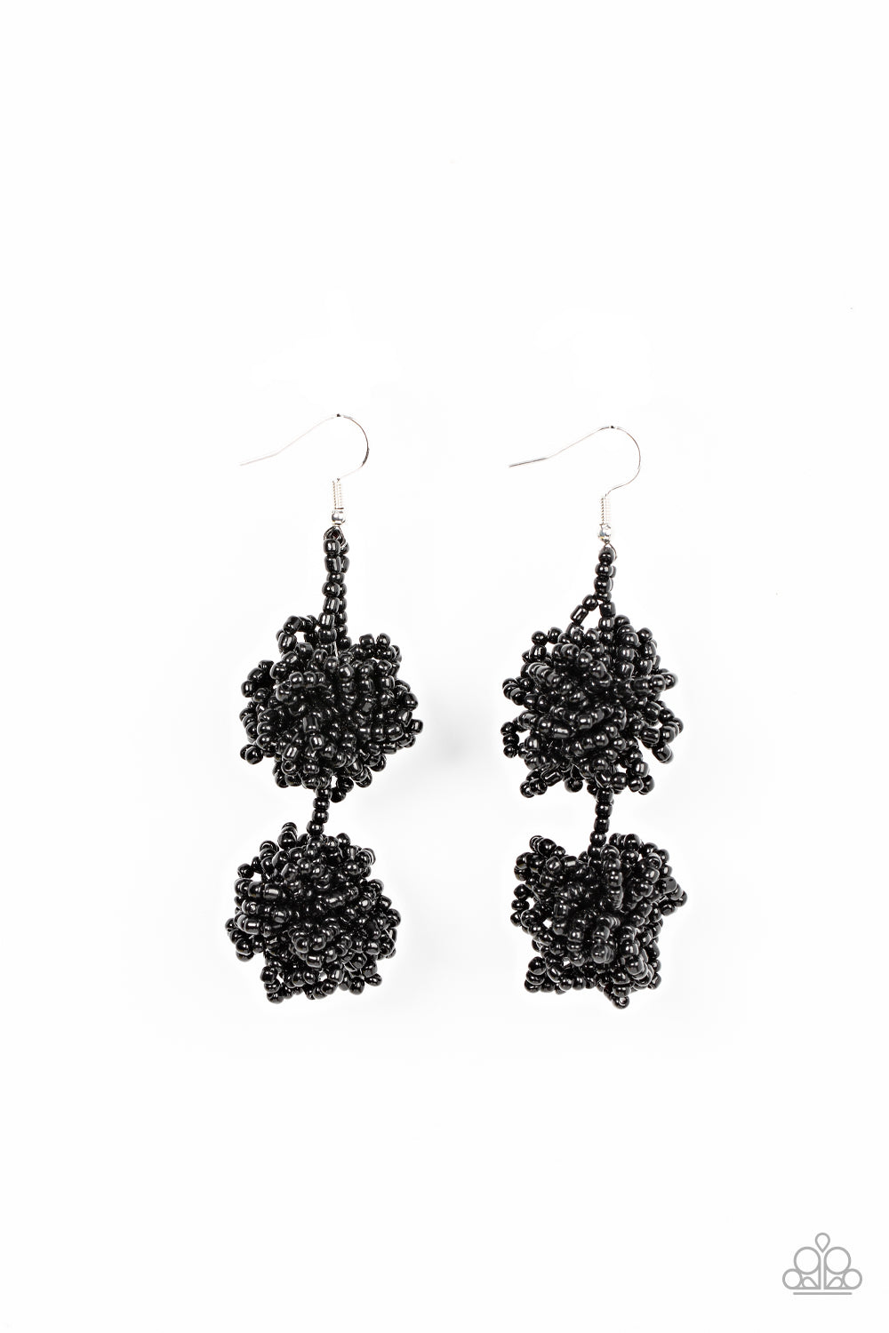 Paparazzi Accessories - Celestial Collision #E590 - Black Earrings