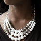 Paparazzi Accessories  - Dream Pop - #N145 White Necklace