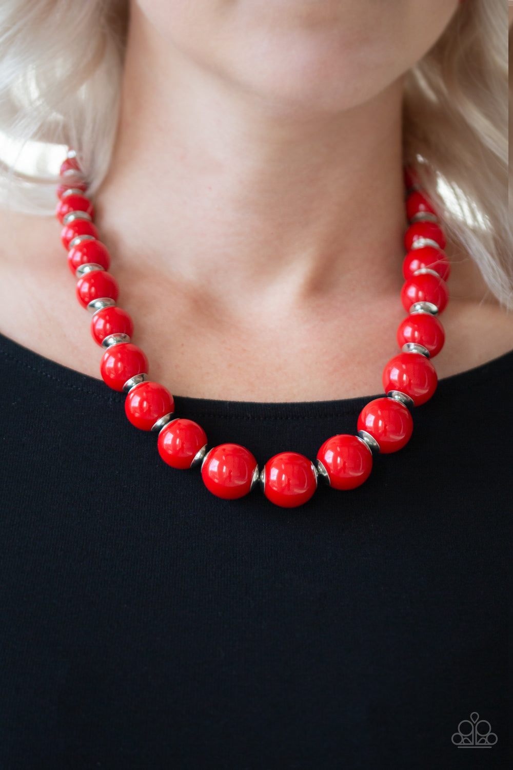 Everyday Eye Candy - Red Necklace - TheMasterCollection
