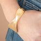 Paparazzi Accessories - Retro Reflections - Gold Bracelet