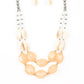 Paparazzi Accessories - Seacoast Sunset - Brown Necklace