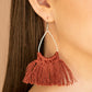 Paparazzi Accessories - Tassel Treat - Brown Earrings