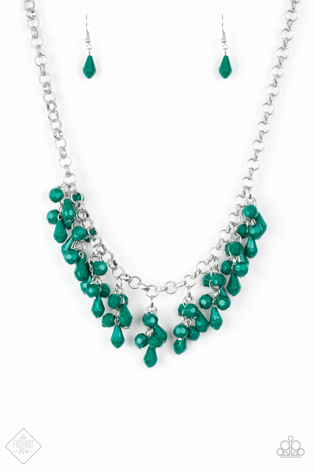 Paparazzi Accessories  - Modern Macarena - #106 Green Necklace