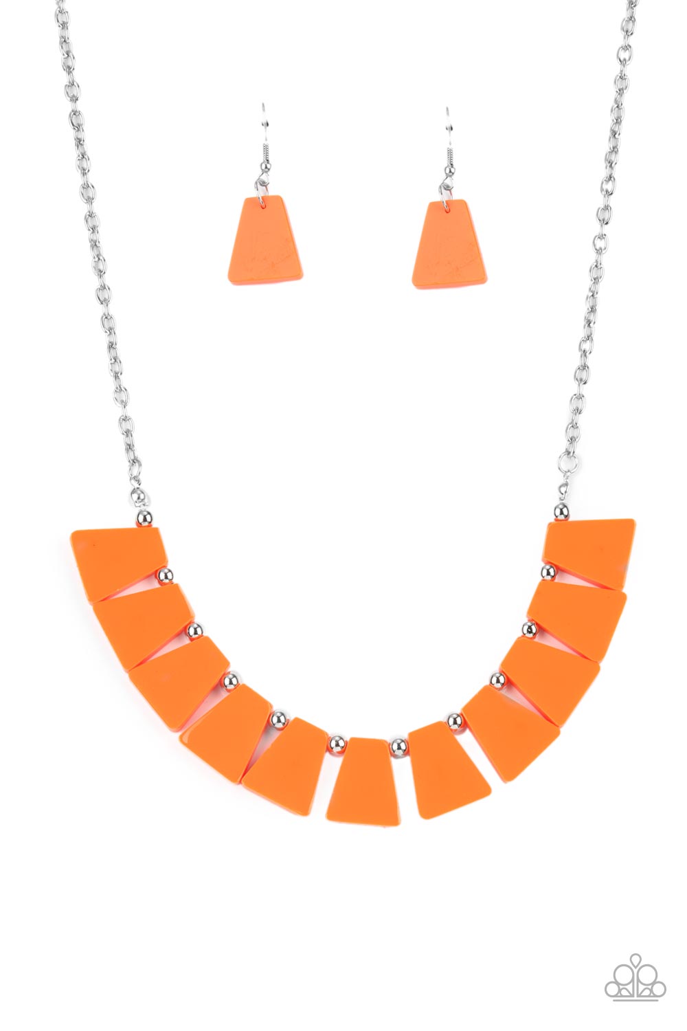 Paparazzi Accessories - Vivaciously Versatile #N772 - Orange Necklace