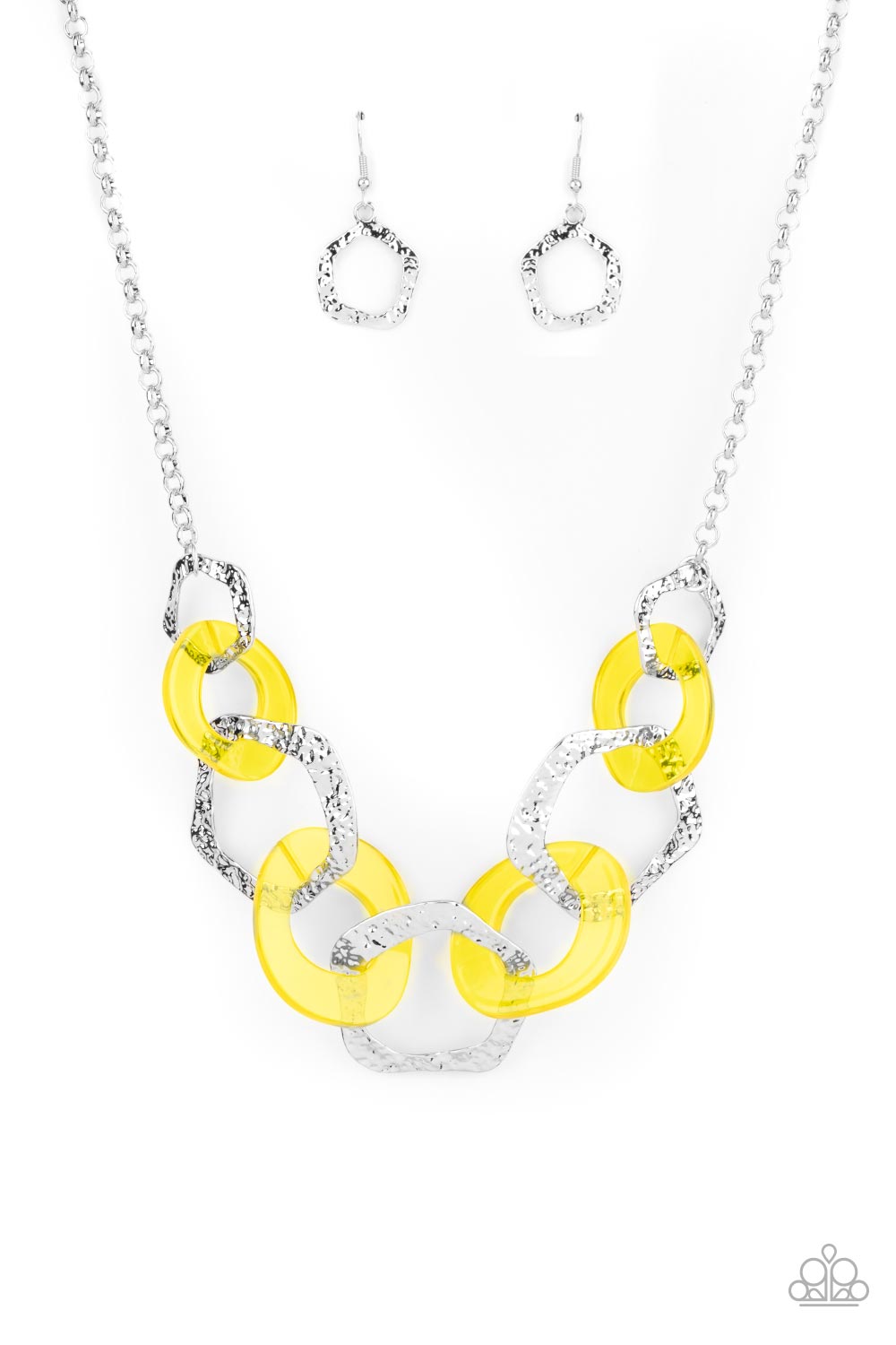 Paparazzi Accessories - Urban Circus #N741 - Yellow Necklace