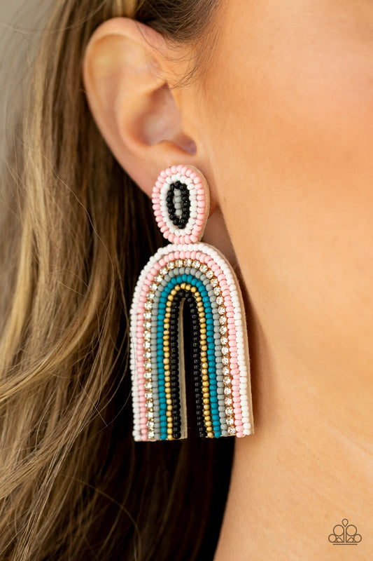 Paparazzi Accessories - Rainbow Remedy #E598 - Multi Earrings