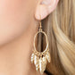 Paparazzi Accessories - Artisan Aria #E627 - Gold Earrings