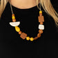 Paparazzi Accessories - Tranquil Trendsetter #N676 - Yellow Necklace