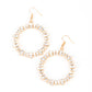 Paparazzi Accessories - Glowing Reviews #E537 - Gold Earrings