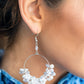 Paparazzi Accessories - Floating Gardens #E609 - White Earrings