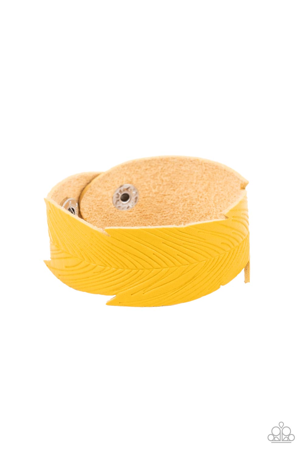 Paparazzi Accessories - Whimsically Winging It - Yellow Bracelet