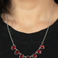 Paparazzi Accessories - Material Girl Glamour #N703 - Red Necklace