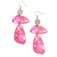 Paparazzi Accessories - SWATCH Me Now #E611 Peg - Pink Earrings