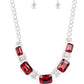 Paparazzi Accessories - Flawlessly Famous #N744 - Red Necklace