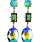 Paparazzi Accessories - Extra Envious #E203 Bin - Green Earrings