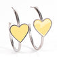 Paparazzi Accessories - Kiss Up #E568  - Yellow Earrings