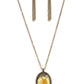 Paparazzi Accessories - Prairie Passion #N931 Peg - Yellow Necklace