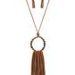 Paparazzi Accessories - Namaste Mama #N786 - Brown Necklace