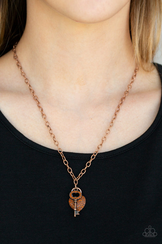 Pop and LOCKET - Copper Necklace - TheMasterCollection