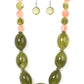 Paparazzi Accessories - Belle of the Beach #N26 Peg - Green Necklace