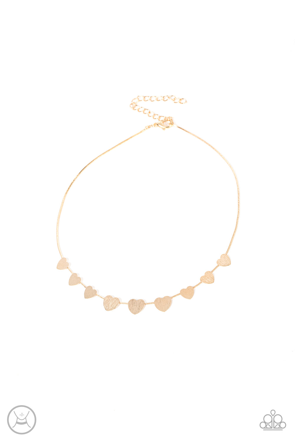 Paparazzi Accessories - Dainty Desire - Gold Necklace Choker