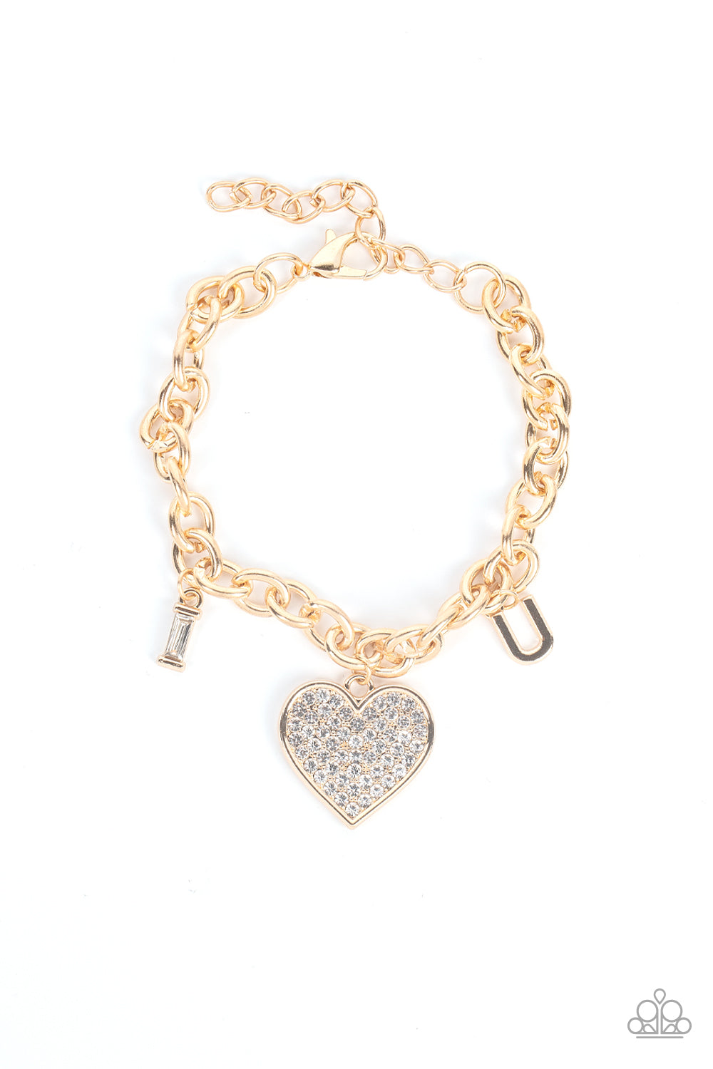 Paparazzi Accessories - Declaration of Love #B601 - Gold Bracelet