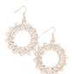 Paparazzi Accessories - Combustible Couture #L20 - Gold Earrings