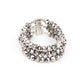 Paparazzi Accessories - Supernova Sultry #B666 Drawer 5/2 - Silver Bracelet
