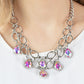 Paparazzi Accessories - Show-Stopping Shimmer #N292 Box 3 - Multi Iridescent Necklace
