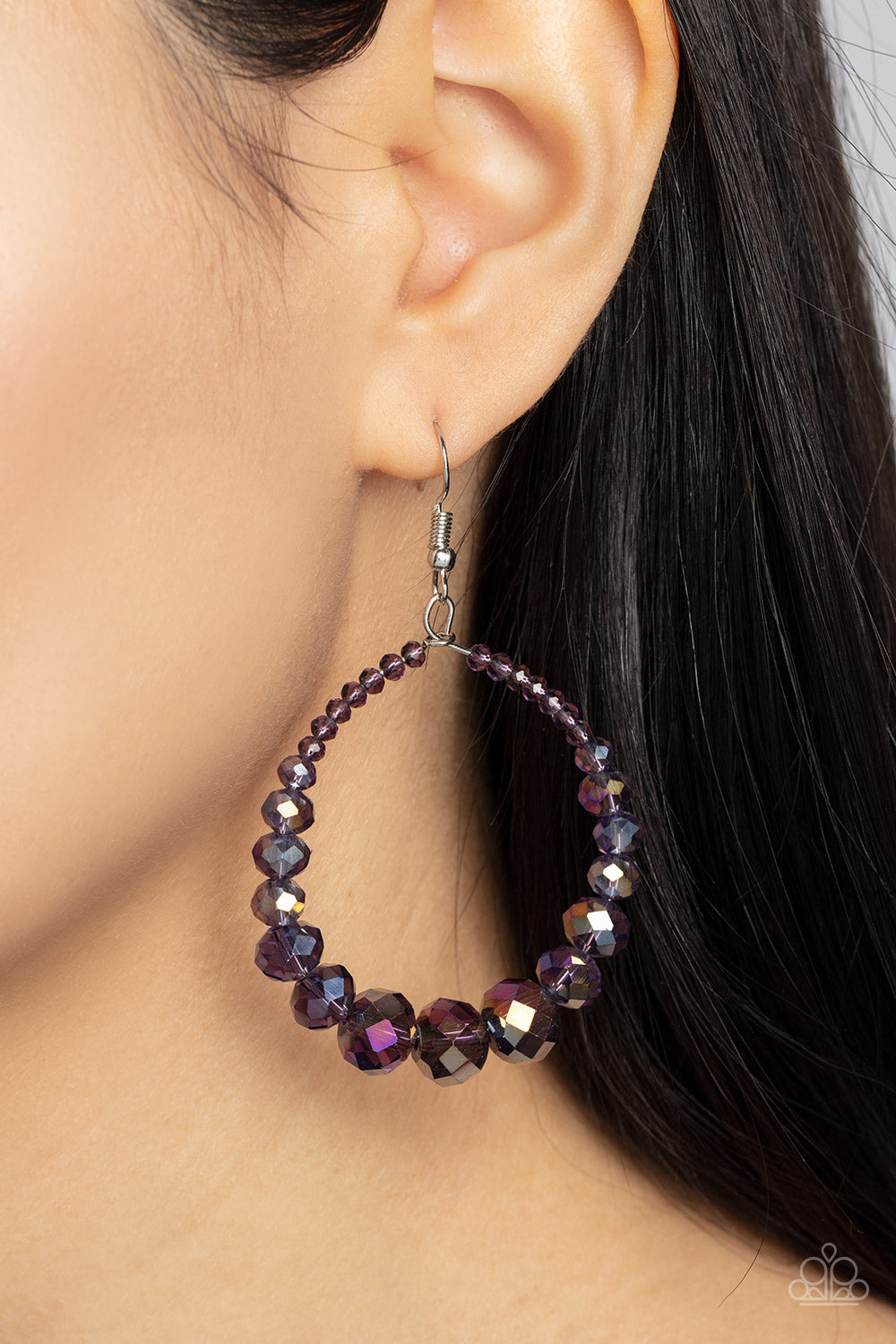 Paparazzi Accessories - Astral Aesthetic - Purple Earrings