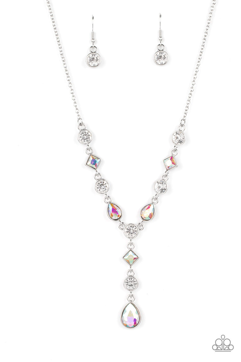 Paparazzi Accessories - Forget the Crown #N543 Peg - Multi Necklace
