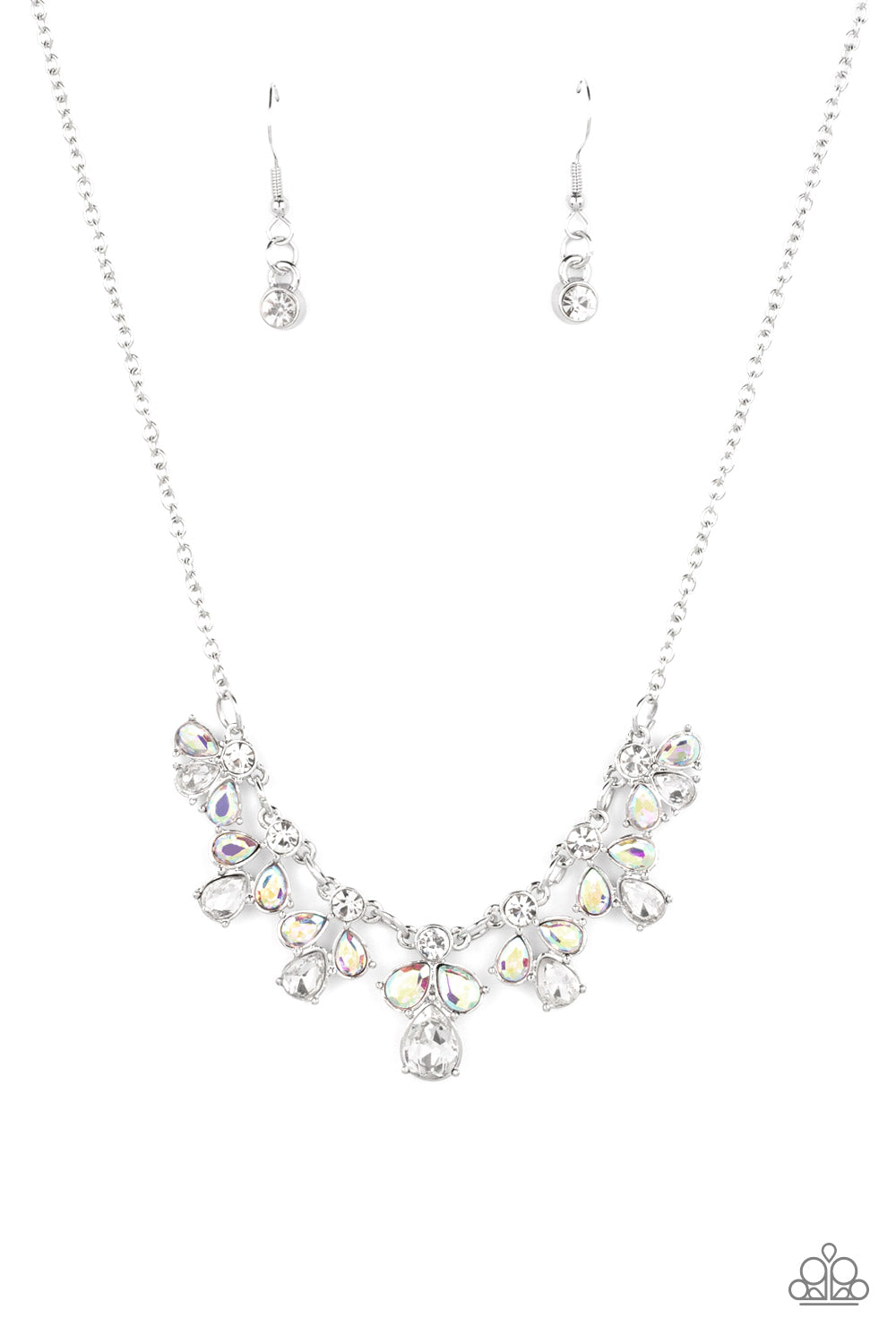 Paparazzi Accessories - See in a New STARLIGHT #L191 - White Necklace