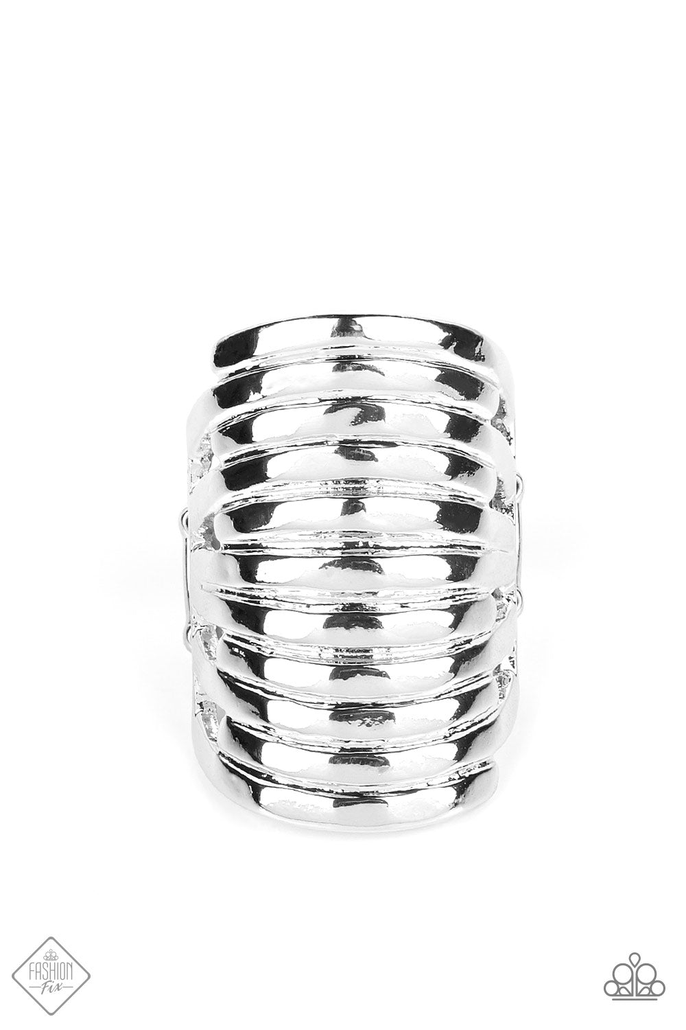Paparazzi Accessories - Imperial Glory - Silver Stretchy Ring